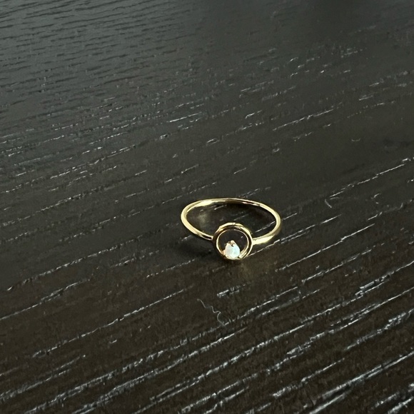 The 2Bandits: Opal Gold Filled Ring - Picture 3 of 5